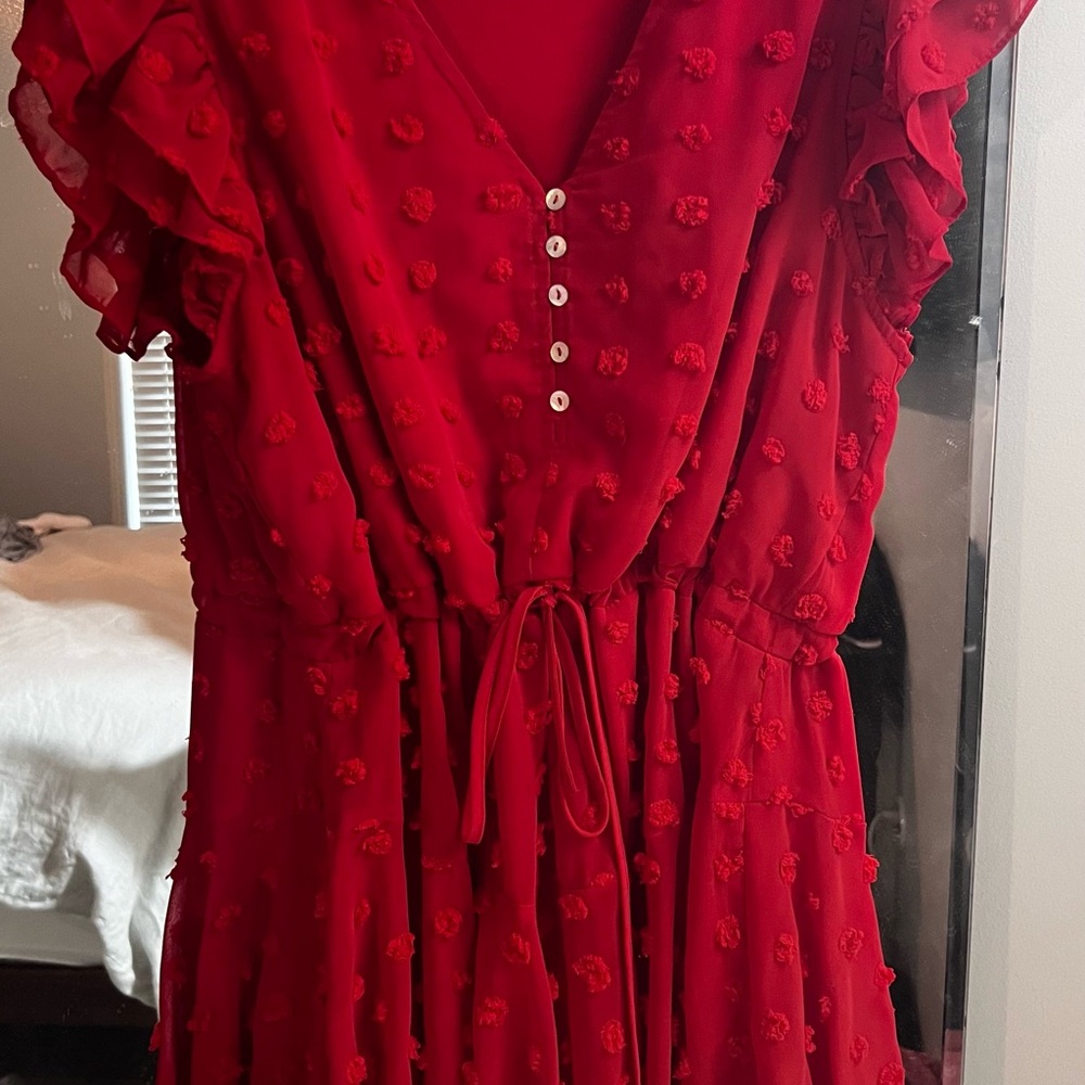 Casual Red Dress